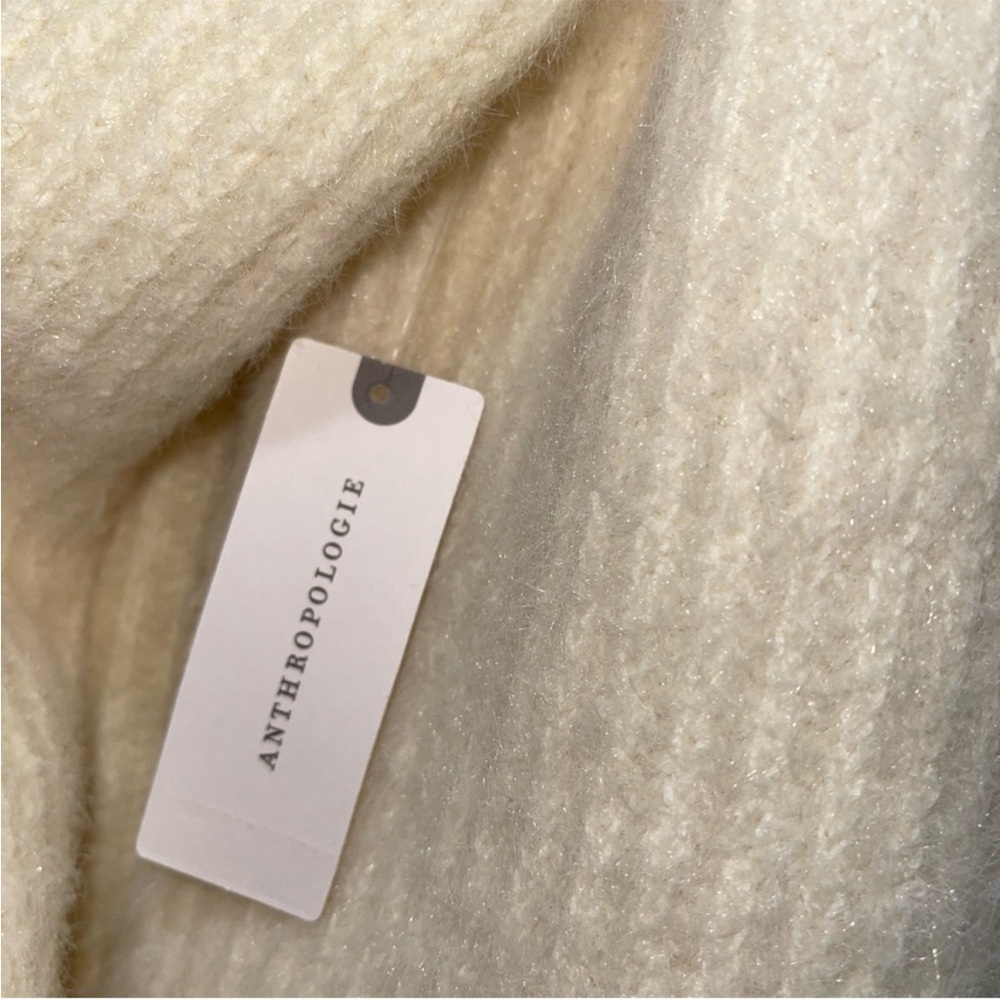 NWT Sleeping on Snow by Anthropologie Cream Women's LS Cardigan - Picture 15 of 15